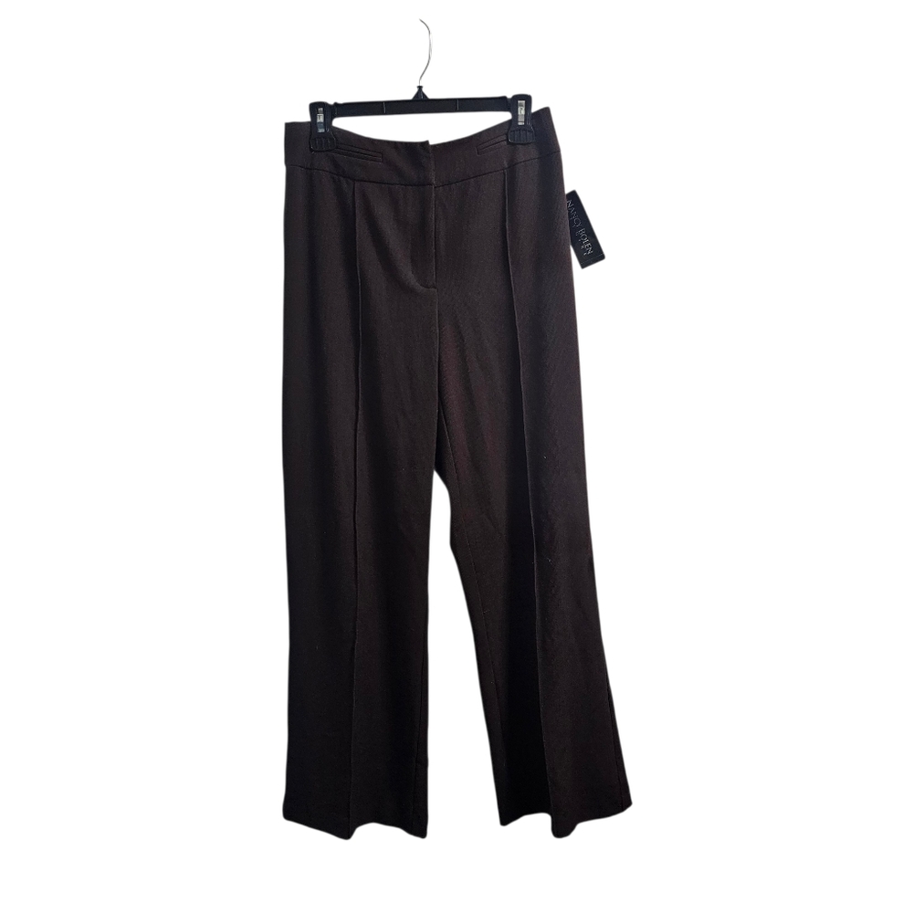 Nancy Bolen City Girl Brown Dress Pants Women's Size 8